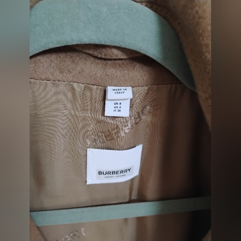 Burberry Cashmere Double-Breasted Coat - Picture 6 of 11